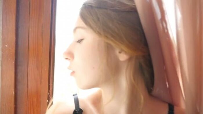 Blonde white college girl Beggie-chan in Eastern Europe, chastity banded and seen the crack of the important place ww 12th image