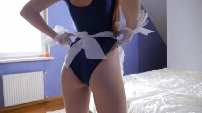 Blonde white college girl Beggie-chan in Eastern Europe, chastity banded and seen the crack of the important place ww 31th image
