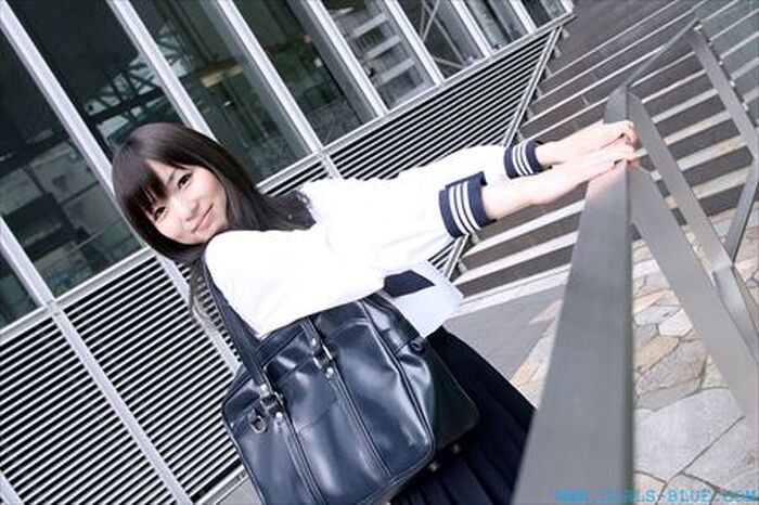 The image that the female high-school cos beautiful woman of the black hair serves in the mouth is too radical ww[31 photos] 11th image