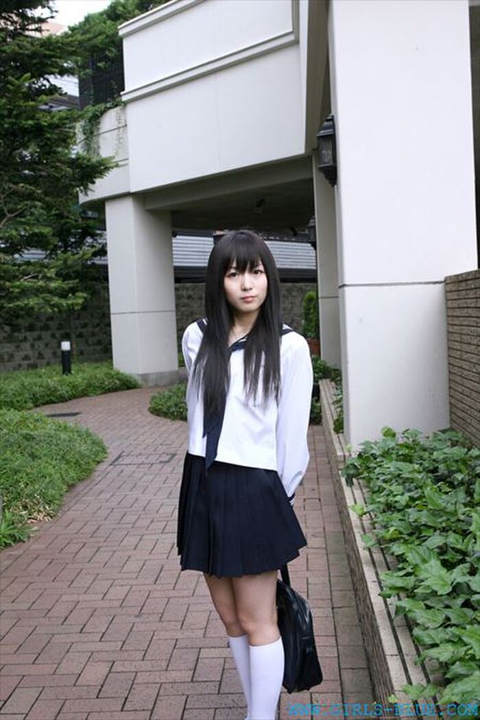 The image that the female high-school cos beautiful woman of the black hair serves in the mouth is too radical ww[31 photos] 9th image
