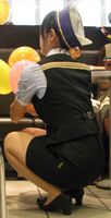 In the image that the beautiful woman is erotic in McDonald's Cos, i collected the erotic in particular [39 photos]
