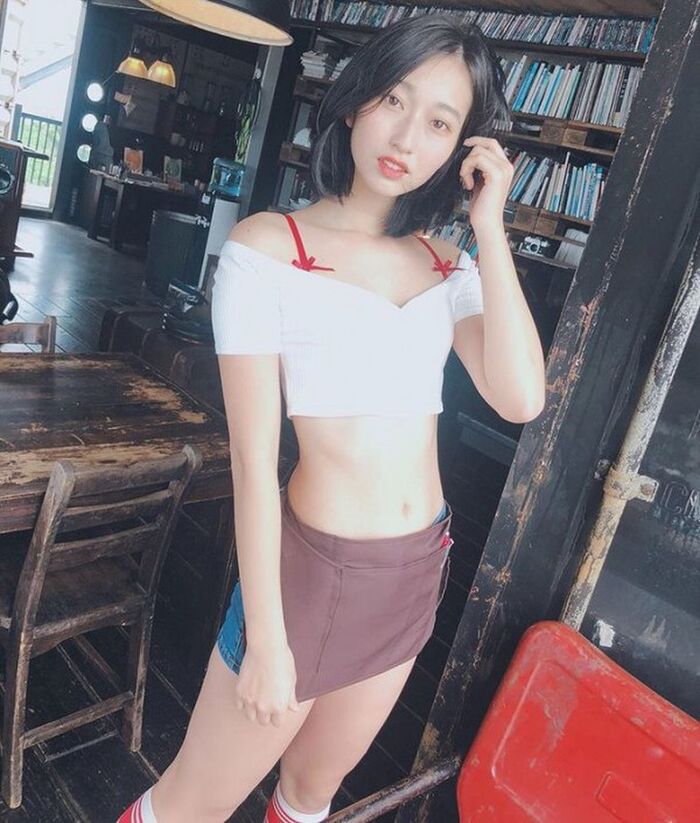 Next-generation beautiful leg queen Miyuki Hayakawa of height 170cm, limit exposure to slender body in tiny lingerie ww 13th image