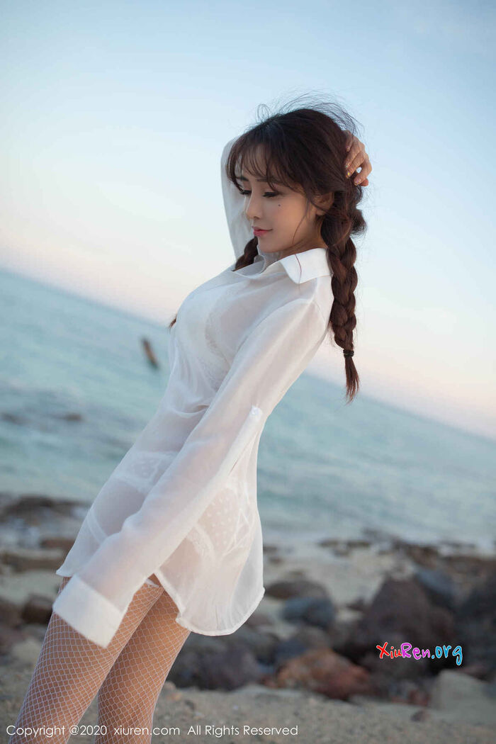 [秀人网XiuRen] N01951 红润养眼开朗女生陶喜乐_lele撩人内衣室外商务高清写真 63P 7th image