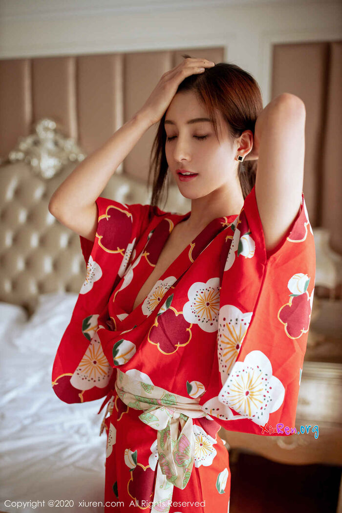 [秀人网XiuRen] N02015 甜美大眼阳光尤物林文文yooki旅馆优美浴衣风情商务写真 65P 64th image