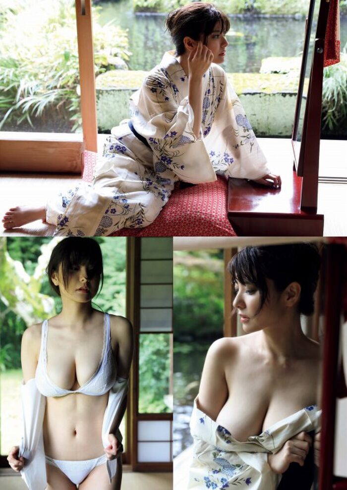 70 swimsuit gravure images of Miri Hanai's J-cup 10th image