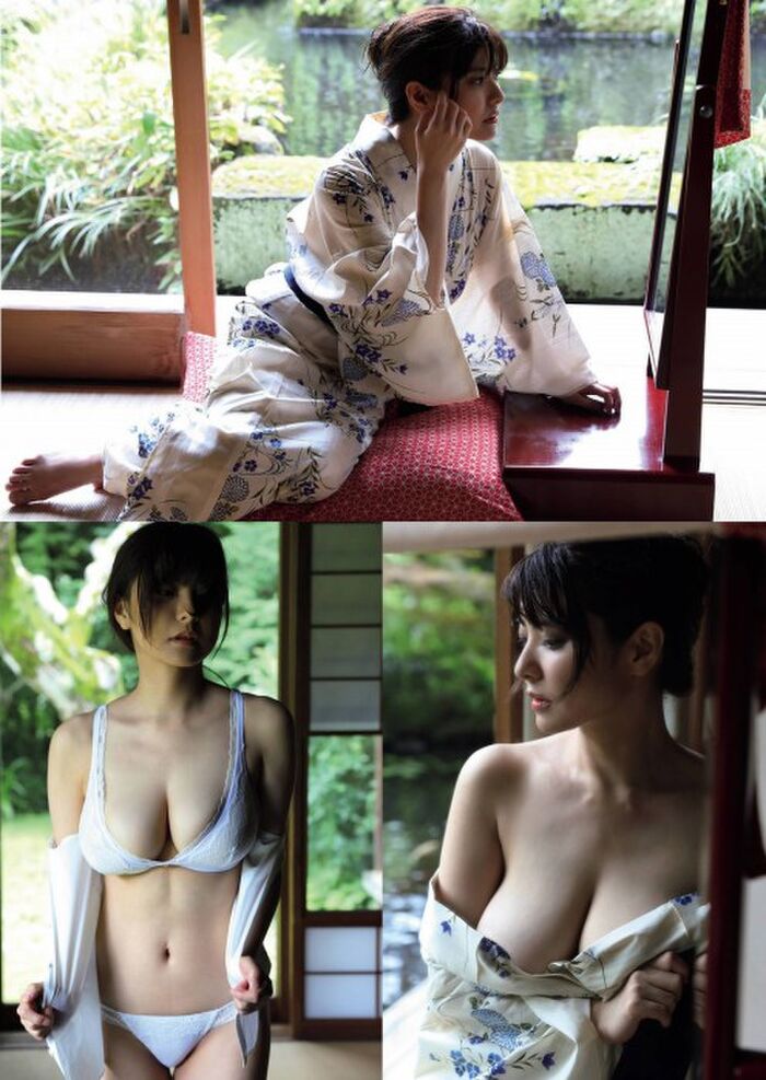 70 swimsuit gravure images of Miri Hanai's J-cup 19th image