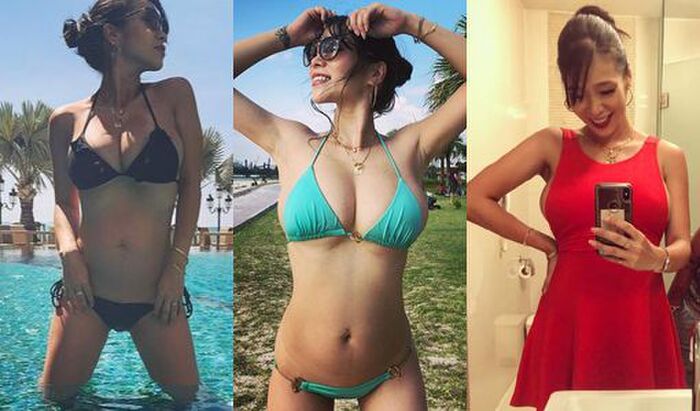 70 swimsuit gravure images of Miri Hanai's J-cup 82th image
