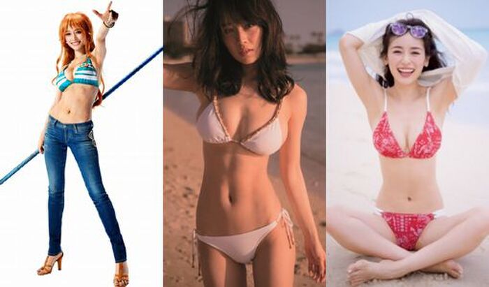 70 swimsuit gravure images of Miri Hanai's J-cup 97th image