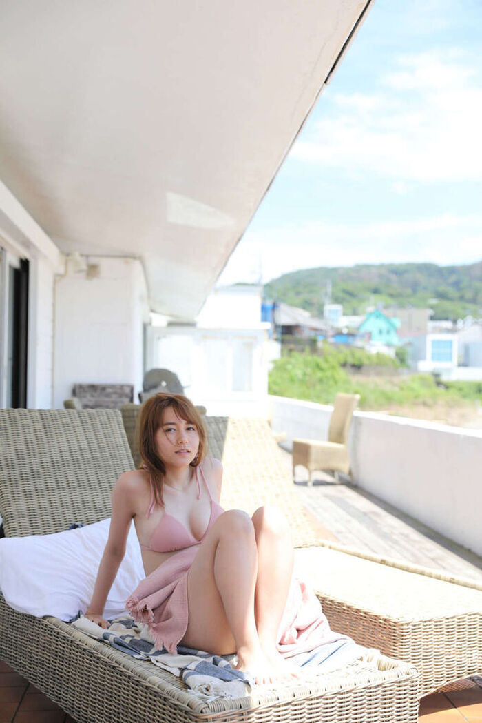 SKE48 Oba Mina, the naked image of the 2nd photo book is too erotic! The cut of the bed and bikini swimsuit is released ahead of time! 7th image