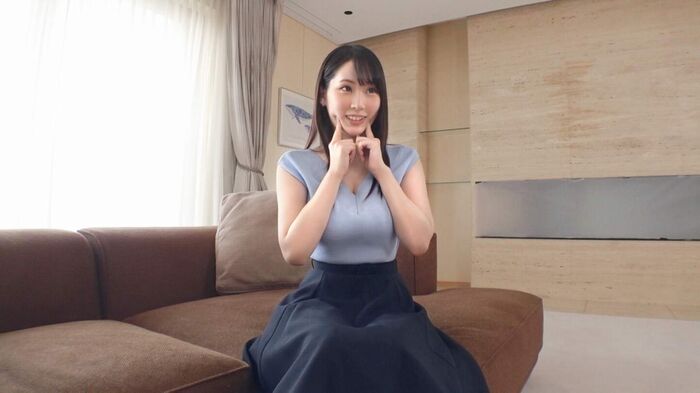 20-year-old H cup of beautiful busty freeter is experience shooting in AV application. It is taken off, and love liquid is soothed. Serving at Piesli 4th image