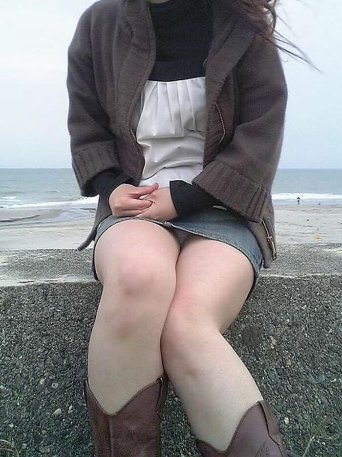 69 punch-raelo images of denim skirts! Voyeurism of the pants of the gal who can be seen round from minisca! 33th image