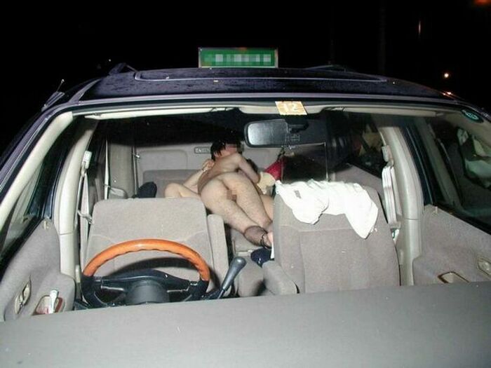 Amateur car sex image 102 sheets! SEX couple with Icha in a cramped car [GIF more] 60th image