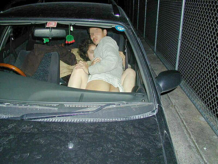 Amateur car sex image 102 sheets! SEX couple with Icha in a cramped car [GIF more] 66th image