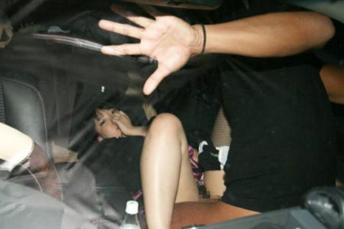 Amateur car sex image 102 sheets! SEX couple with Icha in a cramped car [GIF more] 68th image