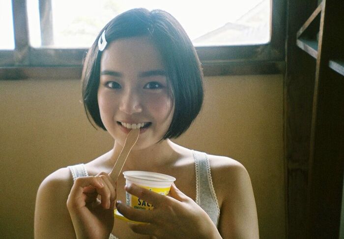 Yu Miyajima, swimsuit gravure image is too cute! Estimated D cup beauty bust show off in the digital photo book of Sunday! 8th image