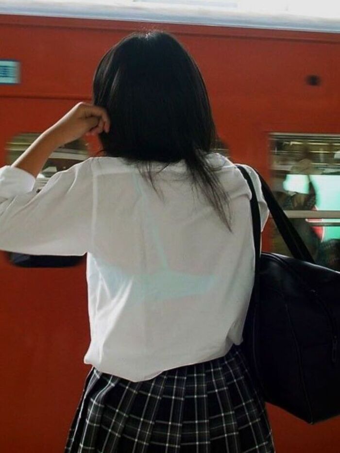 167 erotic images of JK amateur voyeur! Excitement is on the way to uniformed sheer bras and panchira www 27th image