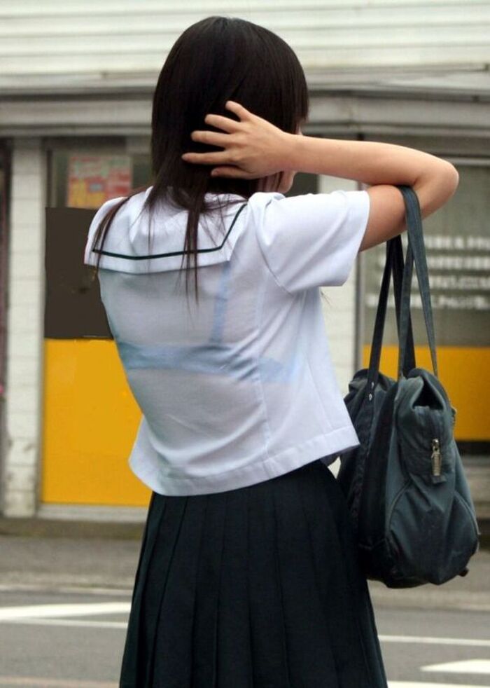 167 erotic images of JK amateur voyeur! Excitement is on the way to uniformed sheer bras and panchira www 32th image