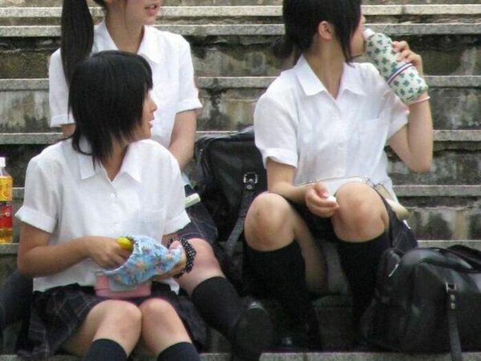 167 erotic images of JK amateur voyeur! Excitement is on the way to uniformed sheer bras and panchira www 71th image