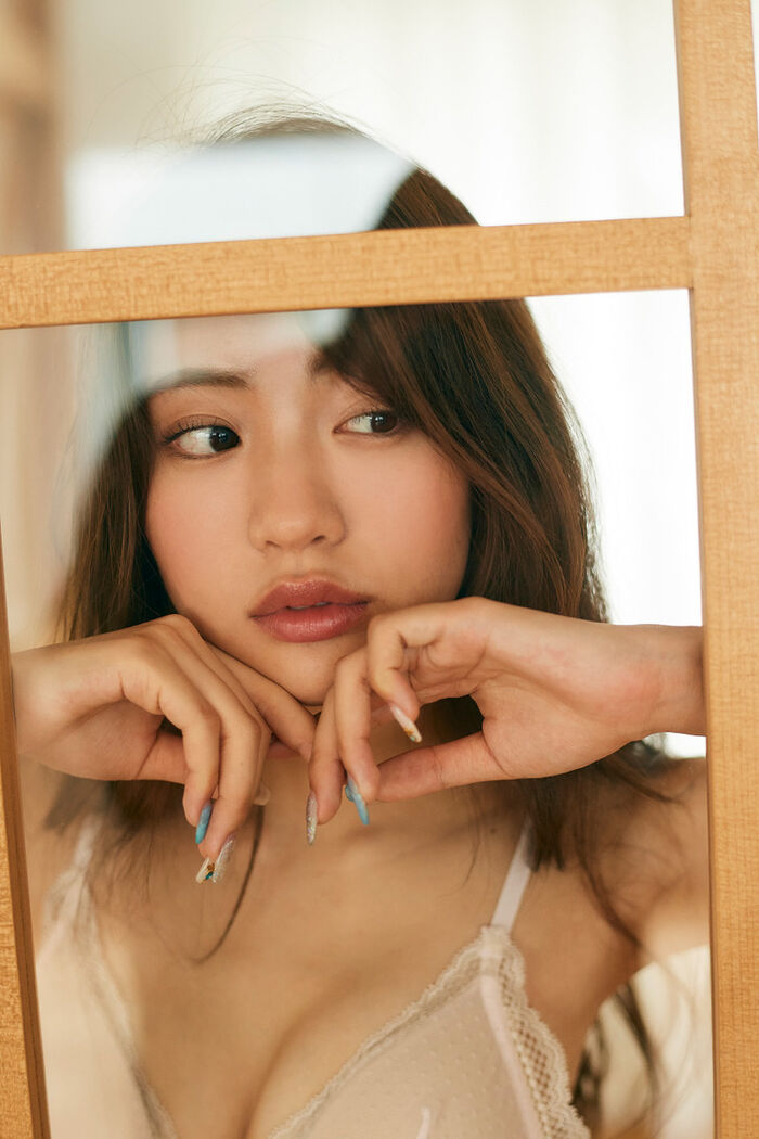 163 photos of Tomomi Shida's latest swimsuit gravure of Atsumi milk and Bijiri 50th image