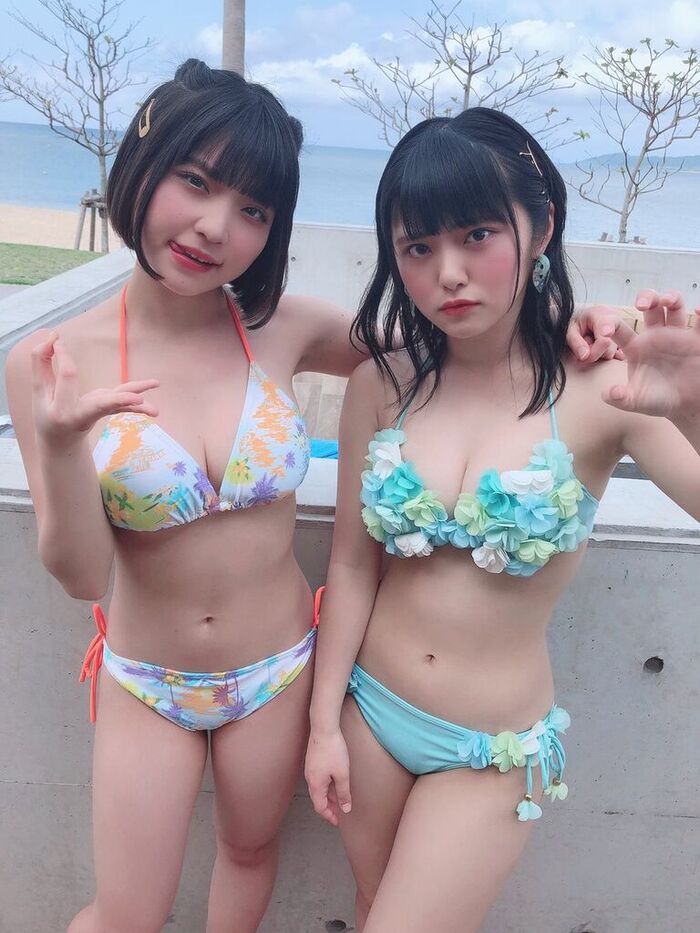 Iriscon Okada Ayamu, swimsuit gravure image is the best in Echie! Estimated D cup beautiful milk show off in Young King! 11th image
