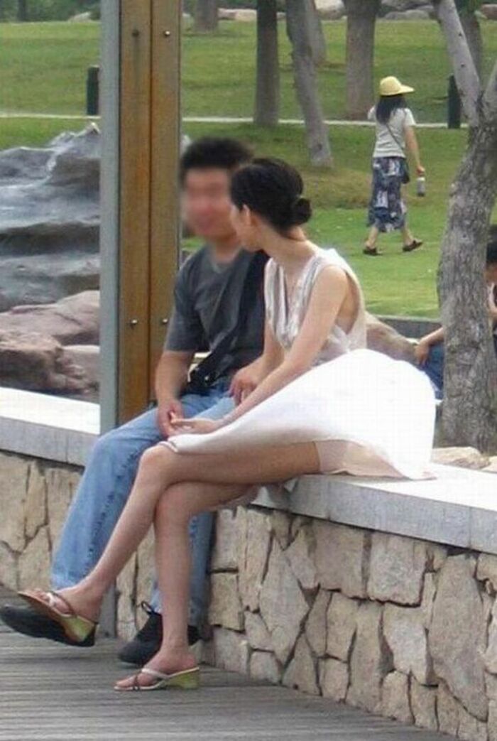 Long skirt Panchira voyeur image 173 sheets! I collected low angles on Ronska's sheer bread and crouching. 82th image
