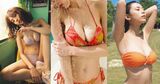 80 swimsuit gravure images of Kikuchi Hime Nana 16-year-old busty daughter-in-law