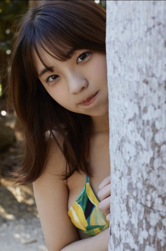 80 swimsuit gravure images of Kikuchi Hime Nana 16-year-old busty daughter-in-law 29th image