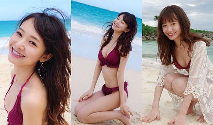 182 swimsuit gravure images of 9 head and body beauties of Rena Kuroki 'Nanao II' 229th image