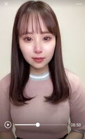 Nagase Nana who was discovered as a former local JK idol suddenly begins to cry during live broadcasting ...