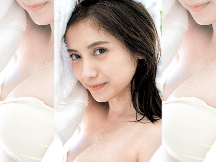 Momoka Ishida, Princess Peach of Naniwa, a graduate of agricultural high school, gravure image 17th image