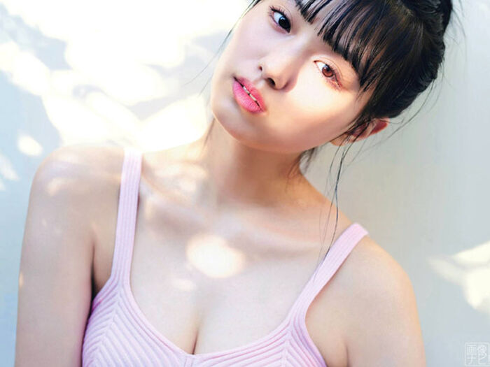 Momoka Ishida, Princess Peach of Naniwa, a graduate of agricultural high school, gravure image 19th image