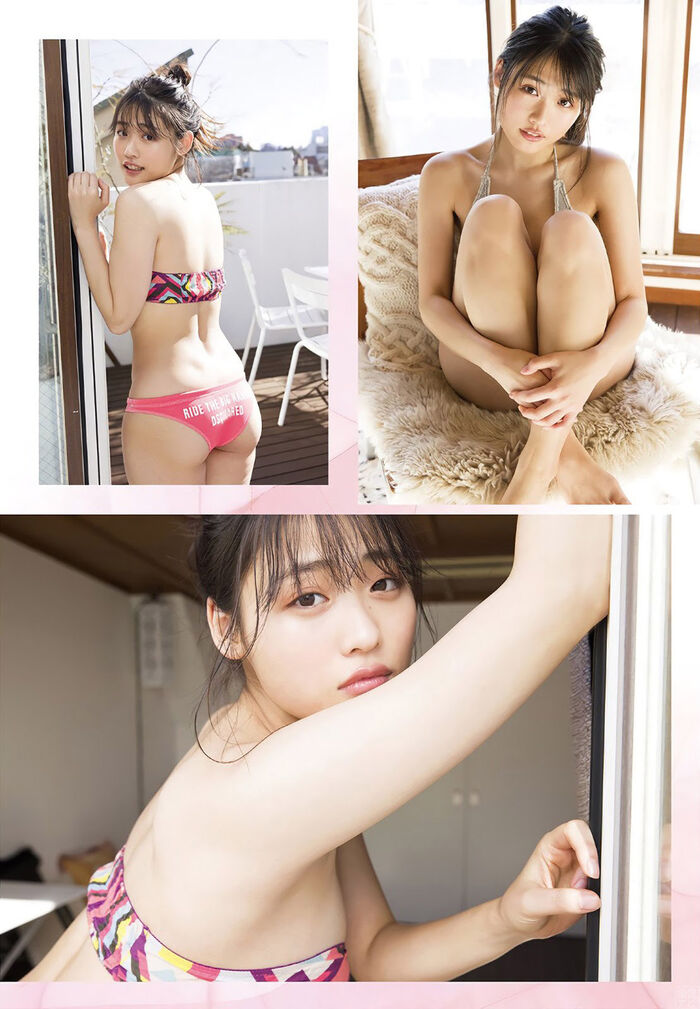 Momoka Ishida, Princess Peach of Naniwa, a graduate of agricultural high school, gravure image 24th image