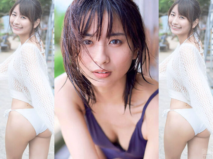Momoka Ishida, Princess Peach of Naniwa, a graduate of agricultural high school, gravure image 54th image