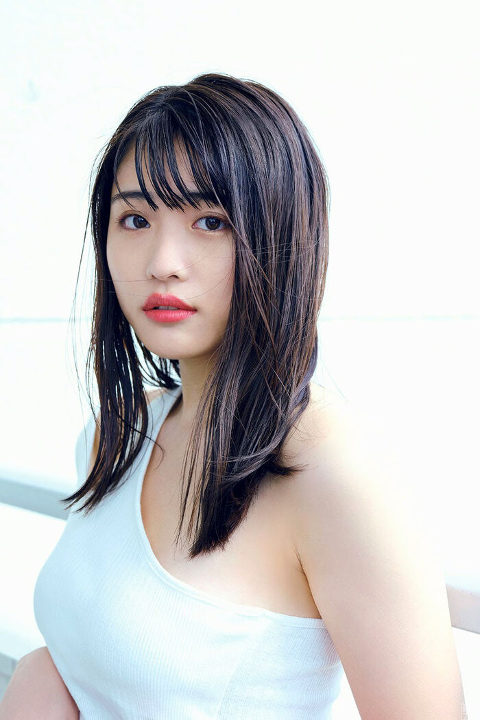Momoka Ishida, Princess Peach of Naniwa, a graduate of agricultural high school, gravure image 86th image