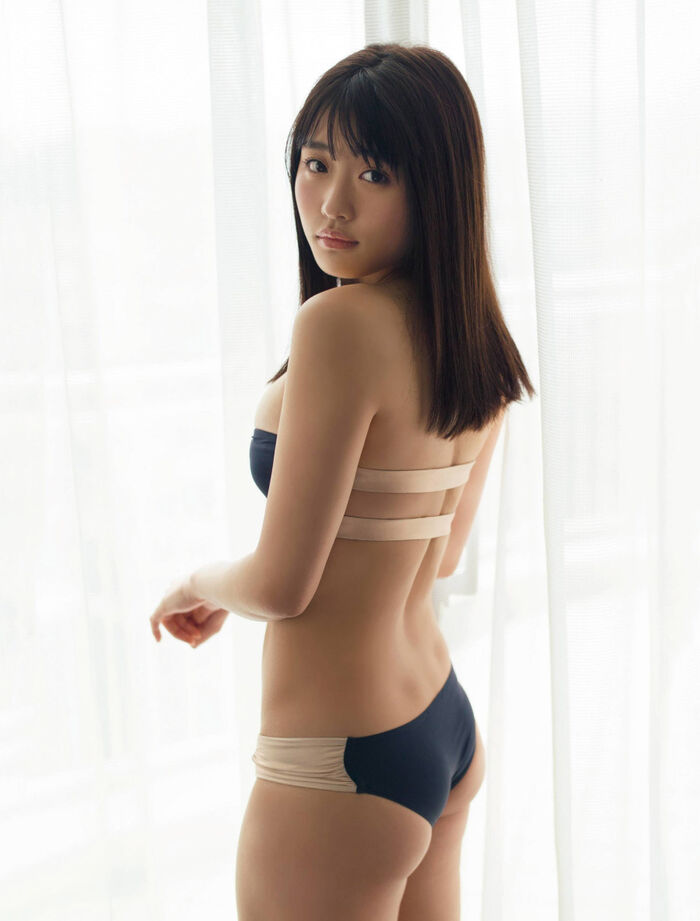 Momoka Ishida, Princess Peach of Naniwa, a graduate of agricultural high school, gravure image 96th image