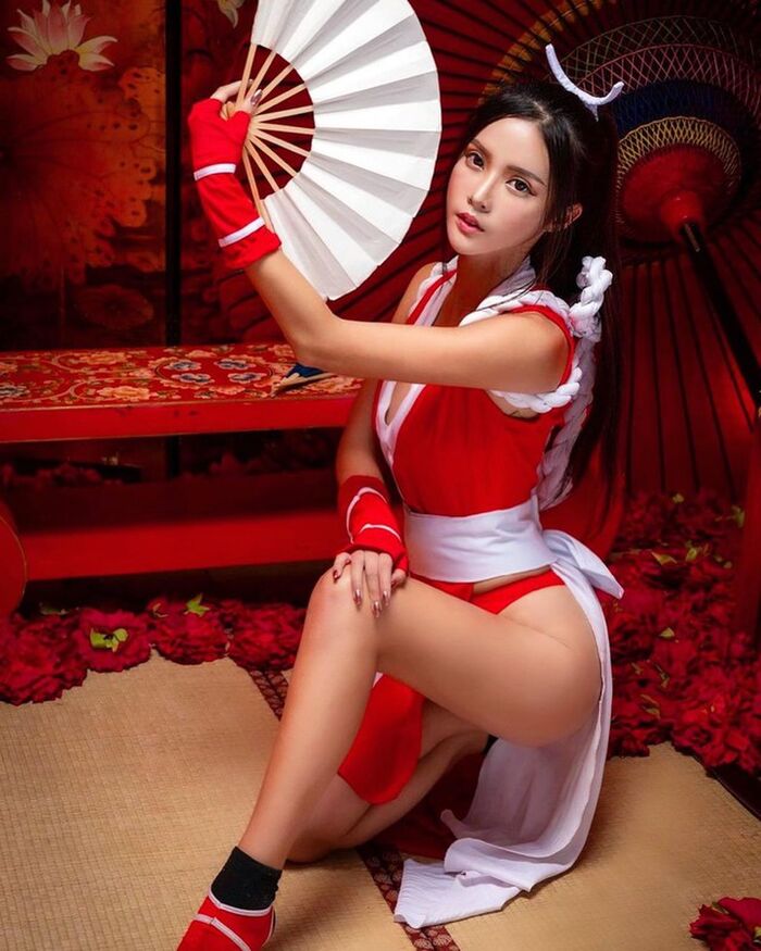 'Kunimitsu Goddess' Vivi Calligraphy Short 裙 雙 And Long Thigh Taimi 15th image