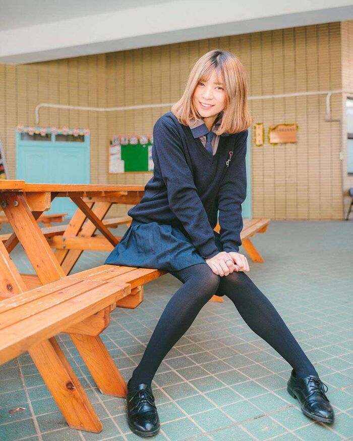 Lala 饅頭 謝宜庭 甜美系正妹大秀「絕對領域」美腿 11th image