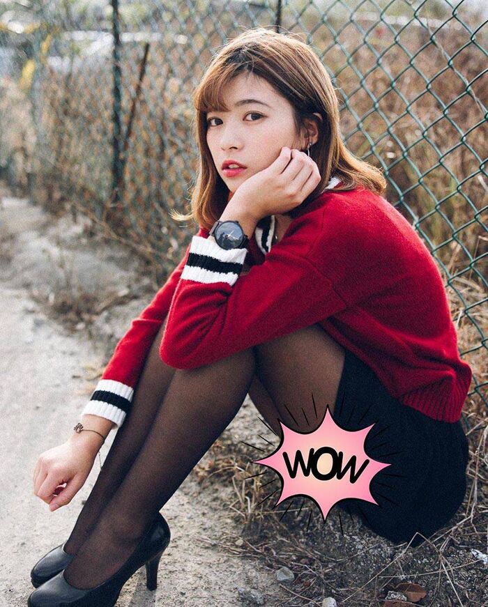 Lala 饅頭 謝宜庭 甜美系正妹大秀「絕對領域」美腿 8th image