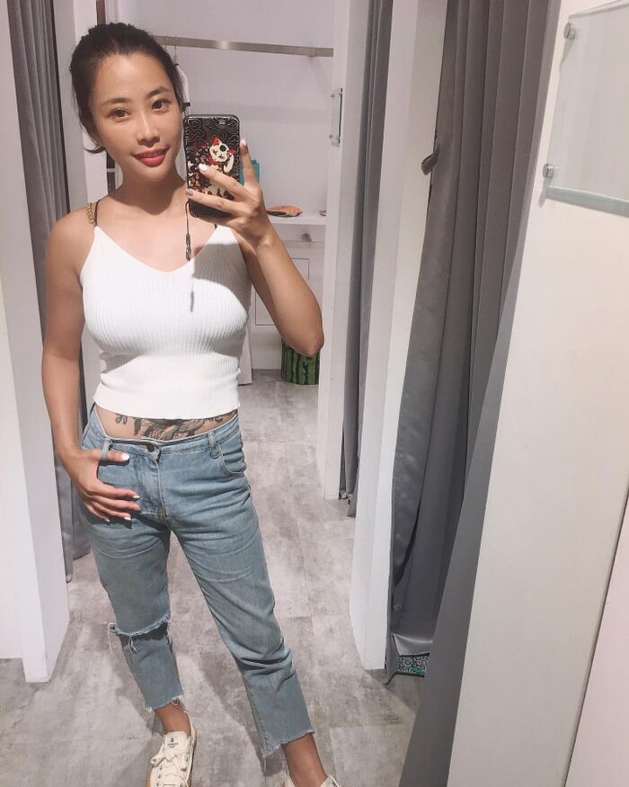 潛 Suisui Sister Ms. Peggy fire-like huge breasts material unobstructed living 18th image