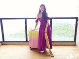 Ki-quality Masase Tendo bird Jocelyn good-natured self-beat _austerity upper coat dew small 蠻 waist and good body material super positive