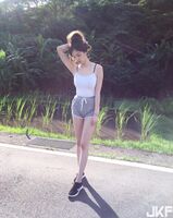 Long thigh sister Jocelyn thigh inability to hold! It is a super beautiful long thigh 你!