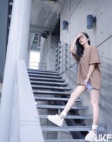 Nagae Ying Elly Heart 纖 Fine Shu long thigh and good body material Hide Ōto