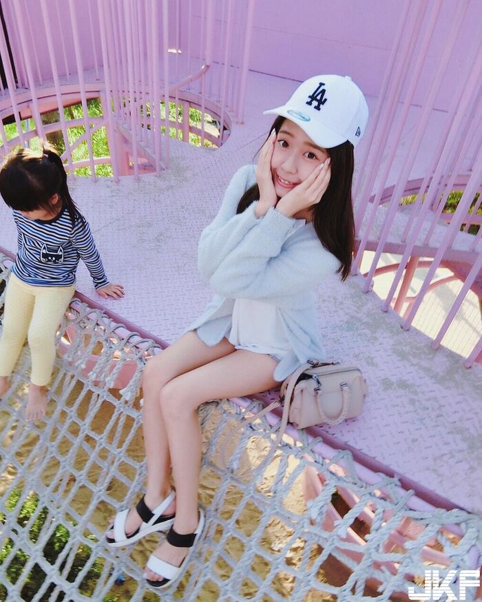Super cute positive sister 媽媽 筱 兩 small 孩 body material return no crawl 麼 good fat lost person 吧 4th image