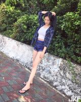 Love puncture 褲 long thigh beauty Jocelyn nurse na white 皙 beautiful thighs 顏 high 臉 protein Root Angel Shimodana....