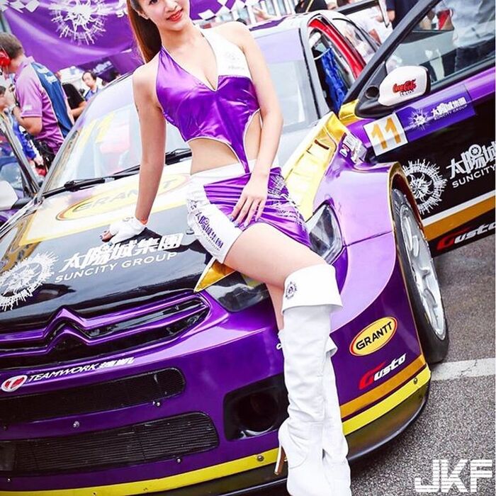 Kayler Kairaku Ki heavy machinery positive sister body material super good thigh super long 64th image