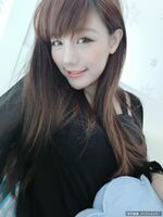 ] 34D性感甜心~陳葳~藍色比基尼自拍 渾圓飽滿美胸