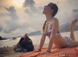 36E港姐陳婉衡惹火比基尼霸氣曬奶