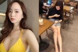 咖啡廳 surprise long thigh sister! Individual IG 搜 issued 竟 the present aspect "很 paid"? ~Zoey