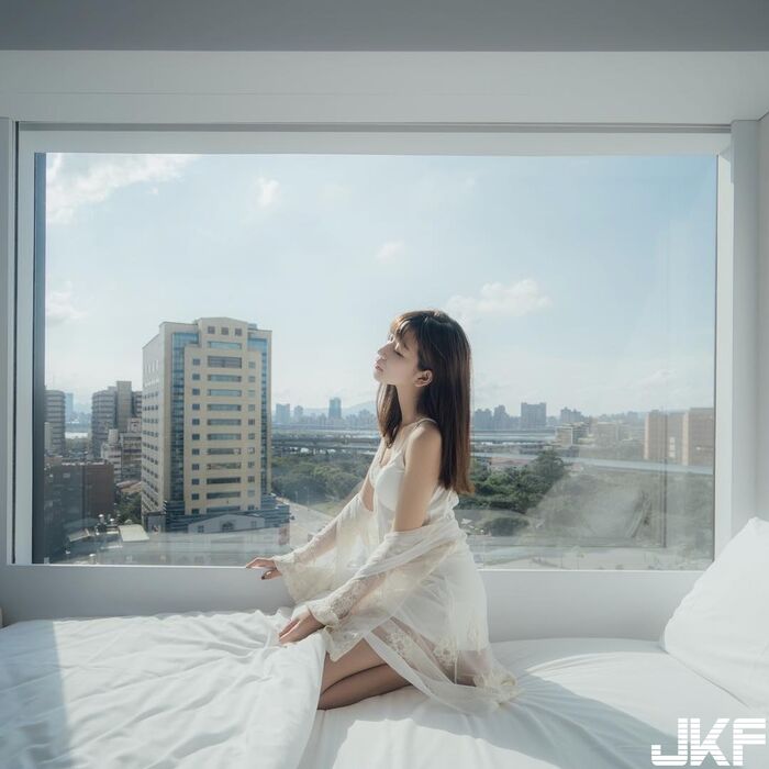 短髮正妹 Wendy Lin 一邊肩帶滑落留給人無限想像空間 14th image