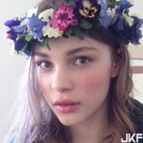 Ryoryo Girl Head Dai Flower Crown! Mi wakatensen sinking fish goose ... Amitomo : A colorful hat 她 a man 帶綠 his desire ...